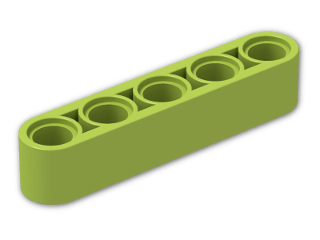 LEGO® Brick: Technic Beam 5 32316 | Color: Bright Yellowish Green