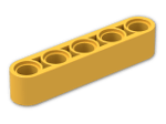 LEGO® Brick: Technic Beam 5 32316 | Color: Flame Yellowish Orange