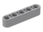 LEGO® Stein: Technic Beam 5 32316 | Farbe: Medium Stone Grey