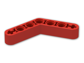 LEGO® Brick: Technic Beam 4 x 4 Liftarm Bent 53.13 32348 | Color: Bright Red