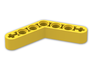 LEGO® Stein: Technic Beam 4 x 4 Liftarm Bent 53.13 32348 | Farbe: Bright Yellow