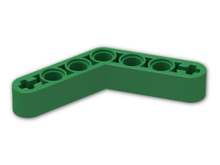 LEGO® Stein: Technic Beam 4 x 4 Liftarm Bent 53.13 32348 | Farbe: Dark Green