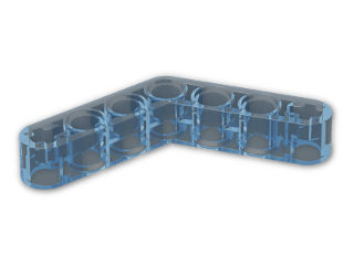 LEGO® Stein: Technic Beam 4 x 4 Liftarm Bent 53.13 32348 | Farbe: Transparent Light Blue