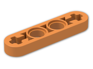LEGO® Brick: Technic Beam 4 x 0.5 Liftarm 32449 | Color: Bright Orange