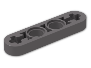 LEGO® Stein: Technic Beam 4 x 0.5 Liftarm 32449 | Farbe: Dark Stone Grey