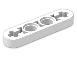 LEGO® Brick: Technic Beam 4 x 0.5 Liftarm 32449 | Color: White