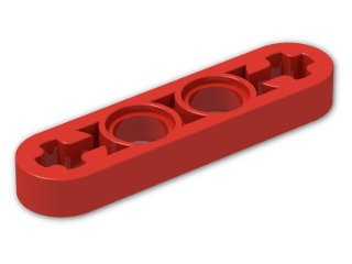 LEGO® Brick: Technic Beam 4 x 0.5 Liftarm 32449 | Color: Bright Red