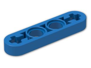LEGO® Brick: Technic Beam 4 x 0.5 Liftarm 32449 | Color: Bright Blue