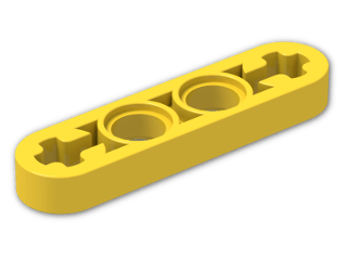 LEGO® Stein: Technic Beam 4 x 0.5 Liftarm 32449 | Farbe: Bright Yellow
