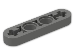 LEGO® Stein: Technic Beam 4 x 0.5 Liftarm 32449 | Farbe: Dark Grey