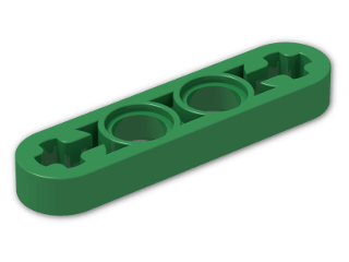 LEGO® Brick: Technic Beam 4 x 0.5 Liftarm 32449 | Color: Dark Green