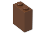 LEGO® Stein: Brick 1 x 2 x 2 with Inside Axleholder 3245b | Farbe: Reddish Brown
