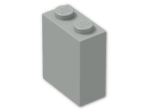 LEGO® Brick: Brick 1 x 2 x 2 with Inside Axleholder 3245b | Color: Grey