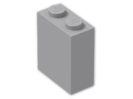 LEGO® Stein: Brick 1 x 2 x 2 without Understud 3245c | Farbe: Medium Stone Grey