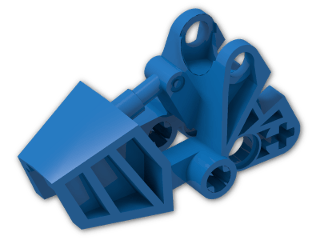 LEGO® Stein: Technic Mechanical Foot with Ball Joint 3 x 6 x 2.333 32475 | Farbe: Bright Blue