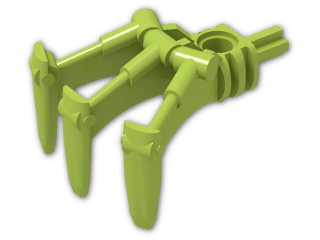 LEGO® Brick: Technic Bionicle Claw with Axle 32506 | Color: Bright Yellowish Green