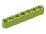 LEGO® Brick: Technic Beam 7 32524 | Color: Bright Yellowish Green
