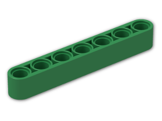 LEGO® Brick: Technic Beam 7 32524 | Color: Dark Green