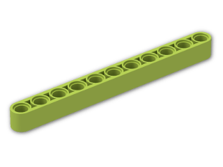 LEGO® Brick: Technic Beam 11 32525 | Color: Bright Yellowish Green