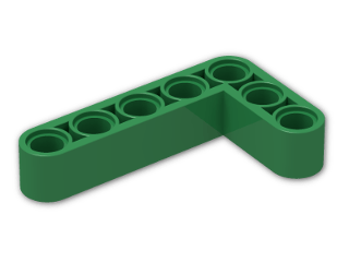 LEGO® Stein: Technic Beam 3 x 5 Bent 90 32526 | Farbe: Dark Green