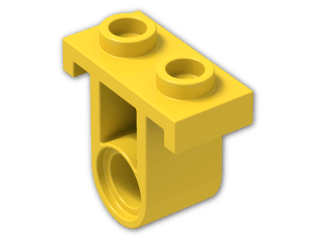 LEGO® Brick: Technic Pin Joiner Plate 1 x 2 x 1 & 1/2 32529 | Color: Bright Yellow