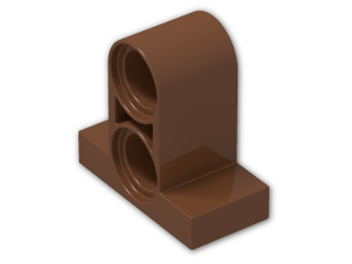 LEGO® Stein: Technic Tile 1 x 2 with Two Holes 32530 | Farbe: Reddish Brown