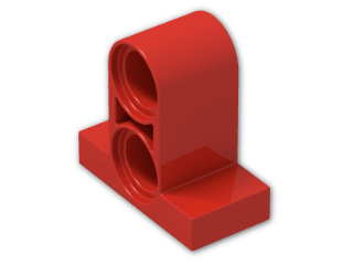 LEGO® Stein: Technic Tile 1 x 2 with Two Holes 32530 | Farbe: Bright Red
