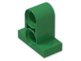 LEGO® Stein: Technic Tile 1 x 2 with Two Holes 32530 | Farbe: Dark Green