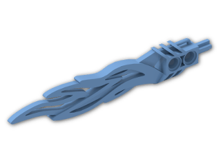 LEGO® Stein: Technic Bionicle Weapon Flame 2 x 12 32558 | Farbe: Medium Blue