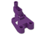 LEGO® Brick: Technic Connector 3 x 4.5 x 2.333 with Pin (Needs Work) 32576 | Color: Bright Violet