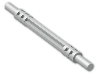 LEGO® Stein: Technic Axle Flexible 7 32580 | Farbe: Silver flip/flop