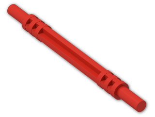 LEGO® Brick: Technic Axle Flexible 7 32580 | Color: Bright Red