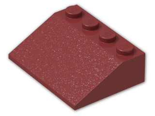 LEGO® Brick: Slope Brick 33 3 x 4 3297 | Color: New Dark Red