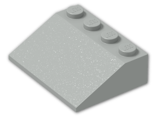 LEGO® Brick: Slope Brick 33 3 x 4 3297 | Color: Grey
