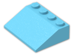 LEGO® Stein: Slope Brick 33 3 x 4 3297 | Farbe: Medium Azur
