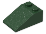 LEGO® Brick: Slope Brick 33 3 x 2 3298 | Color: Earth Green
