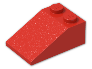 LEGO® Brick: Slope Brick 33 3 x 2 3298 | Color: Bright Red
