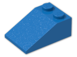 LEGO® Brick: Slope Brick 33 3 x 2 3298 | Color: Bright Blue