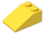 LEGO® Brick: Slope Brick 33 3 x 2 3298 | Color: Bright Yellow