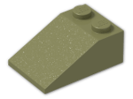 LEGO® Brick: Slope Brick 33 3 x 2 3298 | Color: Olive Green