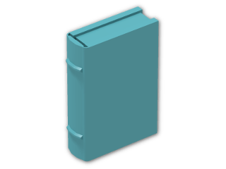 LEGO® Stein: Minifig Book 33009 | Farbe: Medium Bluish Green