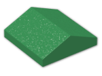LEGO® Brick: Slope Brick 33 2 x 2 Double 3300 | Color: Dark Green