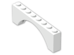 LEGO® Brick: Arch 1 x 8 x 2 3308 | Color: White