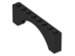 LEGO® Brick: Arch 1 x 8 x 2 3308 | Color: Black