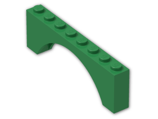 LEGO® Stein: Arch 1 x 8 x 2 3308 | Farbe: Dark Green