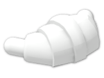 LEGO® Stein: Minifig Food Croissant 33125 | Farbe: White