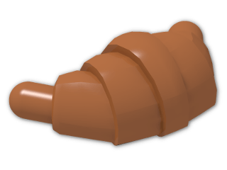 LEGO® Stein: Minifig Food Croissant 33125 | Farbe: Dark Orange