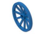 LEGO® Brick: Wheel 3.2 x 43 with 10 Spokes Wooden 33211 | Color: Bright Blue
