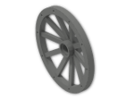 LEGO® Stein: Wheel 3.2 x 43 with 10 Spokes Wooden 33211 | Farbe: Dark Grey