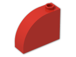 LEGO® Stein: Brick 1 x 3 x 2 Curved Top 33243 | Farbe: Bright Red
